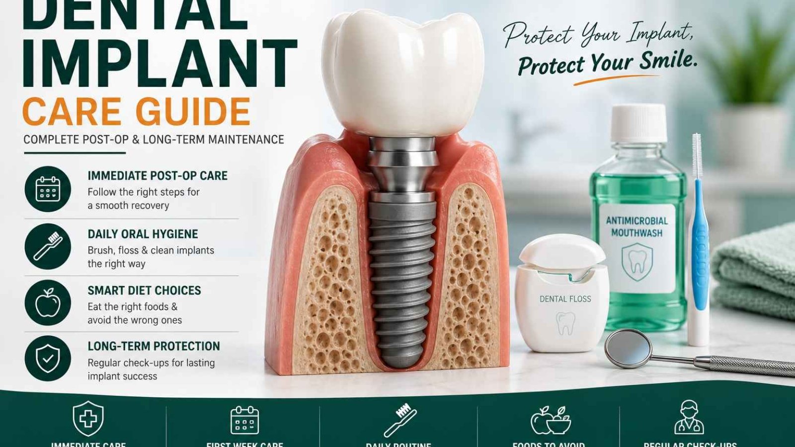 Dental implant care guide