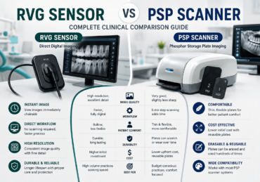 RVG Sensor vs PSP Scanner