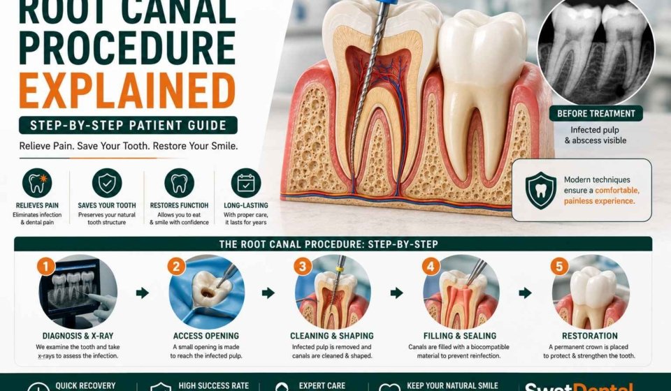 Root canal procedure explained